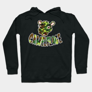 Camelflage funny merch for camels lovers, army lovers, camouflage lovers Hoodie